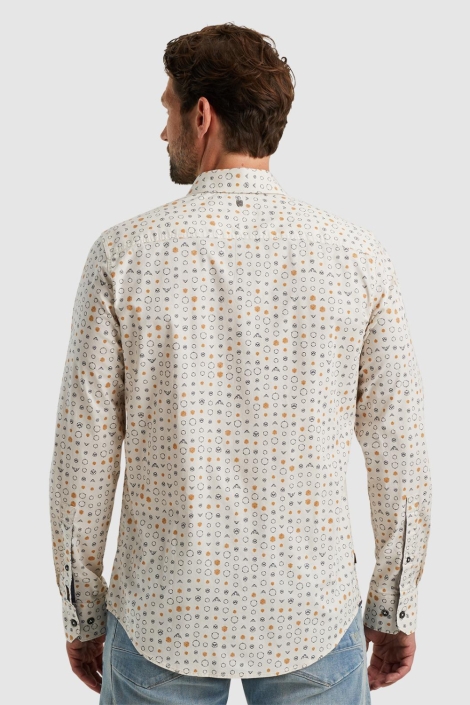 PME legend long sleeve shirt print on poplin